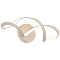 LAMPA SUFITOWA BEATRIX - kolor piaskowy, Trend, tworzywo sztuczne/metal (40/14/12cm) - Collet's Monde