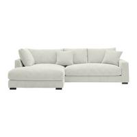 Ecksofa Pedro Beige - Beige/Schwarz, MODERN, Kunststoff/Textil (190/300cm) - Mömax