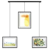 BILDERRAHMEN TRES - Schwarz, Glas/Metall (67/45,72/2,54cm) - Modern Living