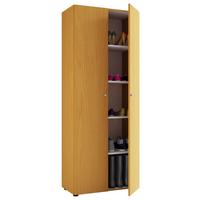 Omara Za Čevlje Vandol, Barva Bukve - srebrne barve/črna, Design, umetna masa/leseni material (71/180/39cm) - MID.YOU