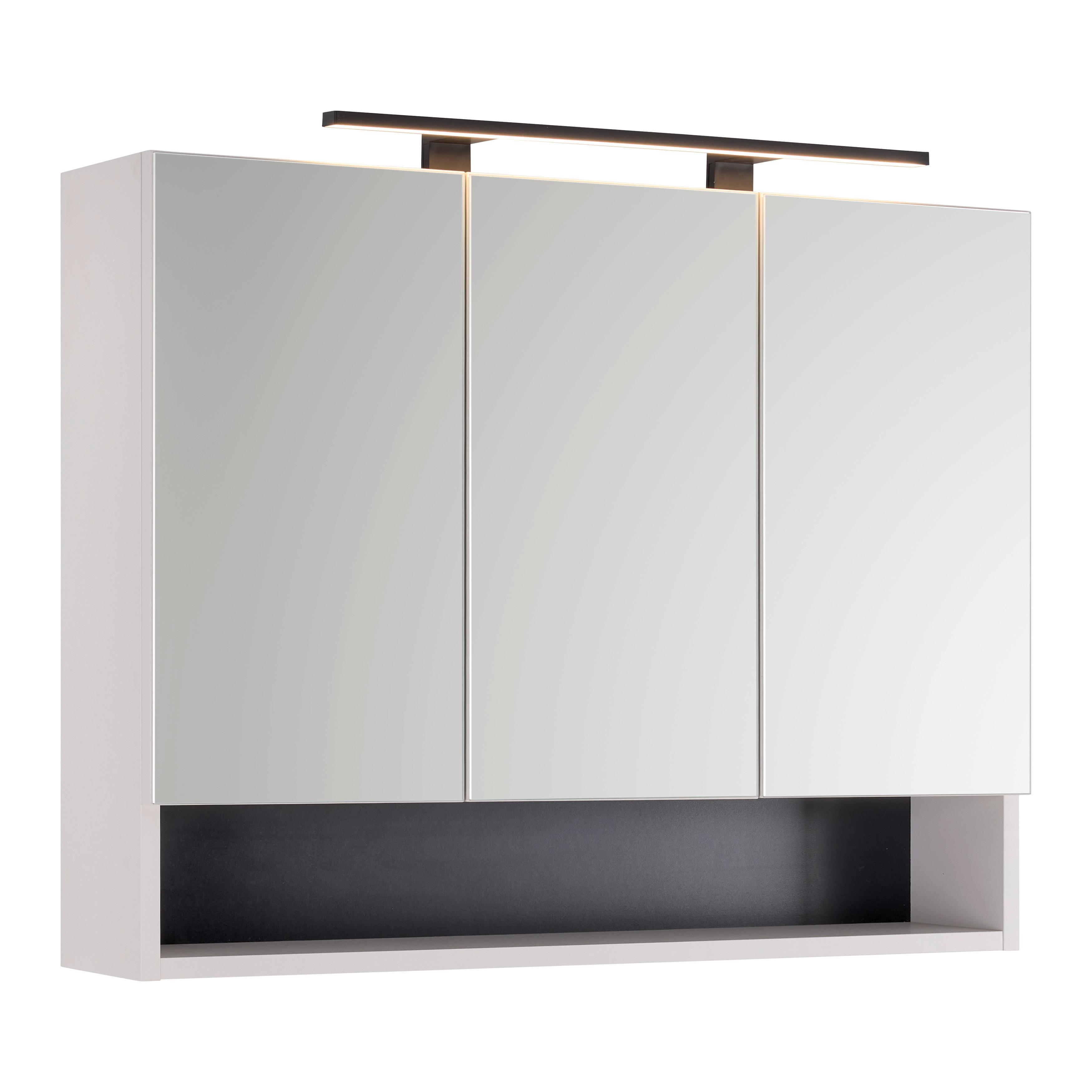 SPEGELSKÅP FLORENZ -EXKLUSIV- - kashmir, Modern, trämaterial (90/70/20cm) - Mömax