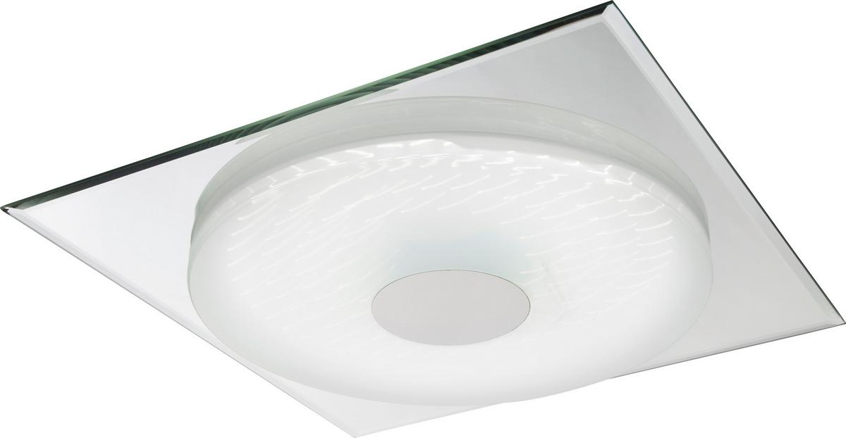 LED-Deckenleuchte Treviso, max. 24 Watt - KONVENTIONELL, Glas/Kunststoff (45/45/5cm)