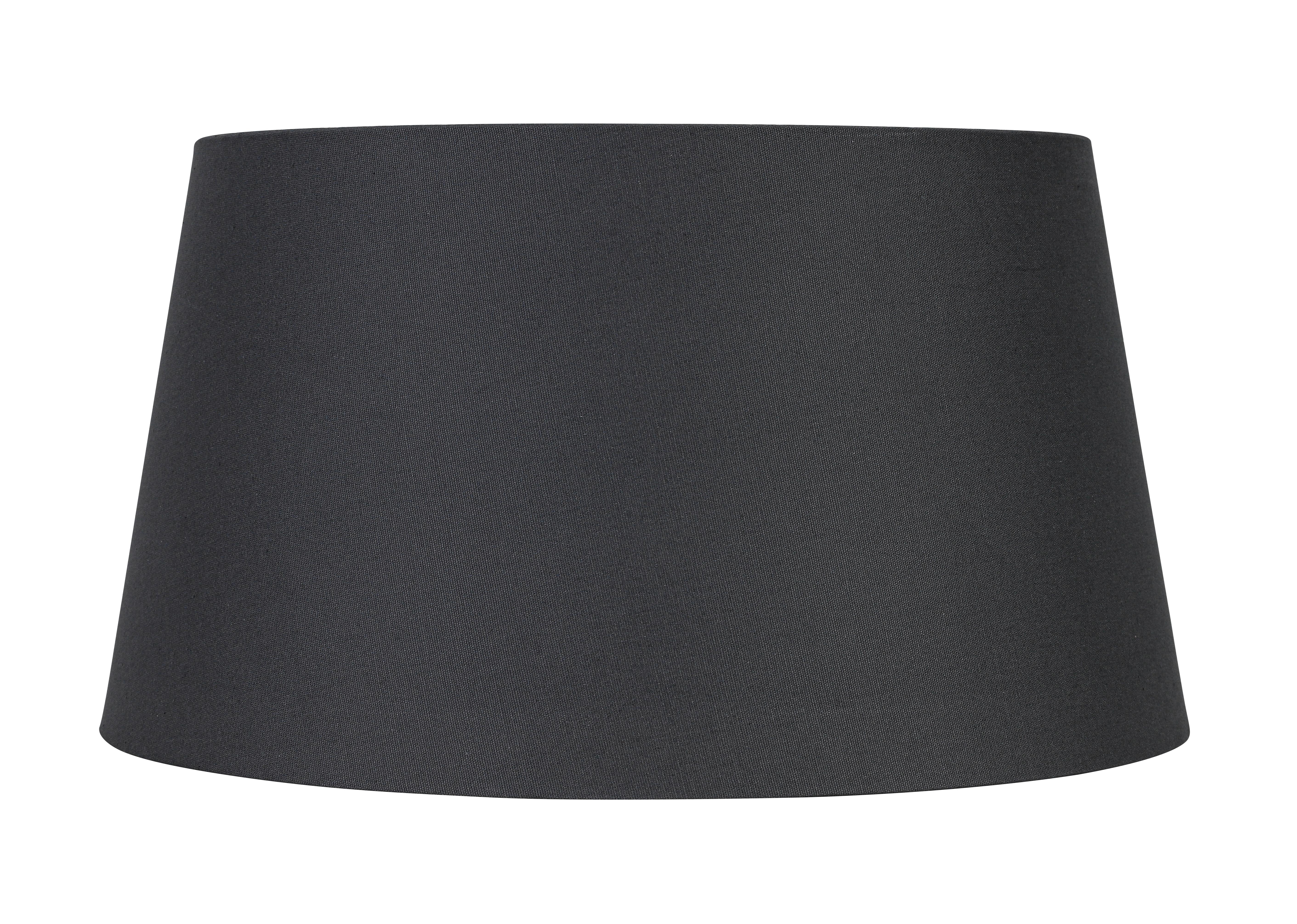 Leuchtenschirm Emil Grau/Weiß - Weiß/Grau, MODERN, Textil/Metall (45/45/24cm) - Mömax