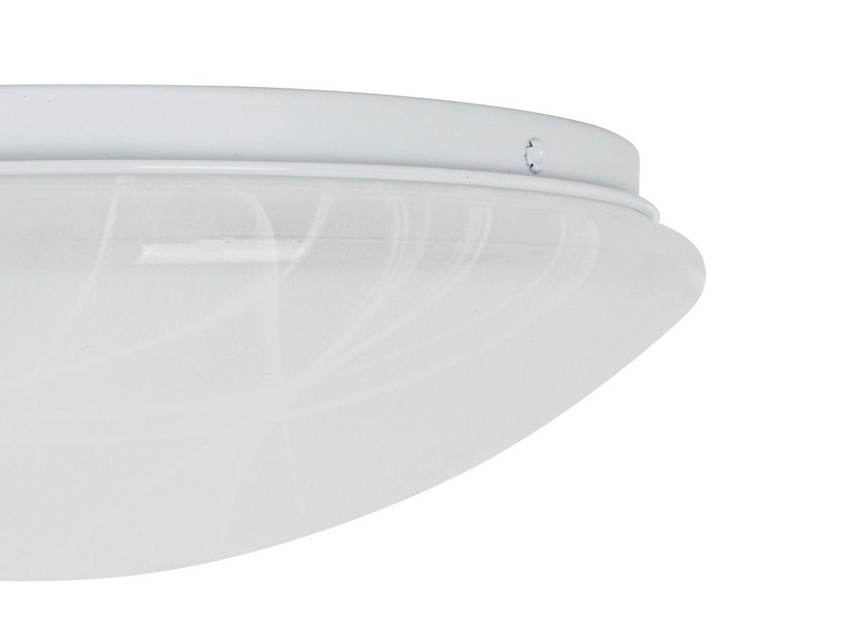 Led Svjetiljka Stropna Alabast - bijela/boje alabastera, Design, metal/plastika (29/8,8cm) - Mömax