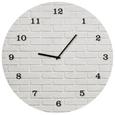 Wanduhr Glasart Ø ca. 30cm - Schwarz/Weiß, Glas/Kunststoff (30cm) - Mömax modern living Wanduhr Glasart Ø ca. 30cm - Schwarz/Weiß, Glas/Kunststoff (30cm) - Mömax modern living