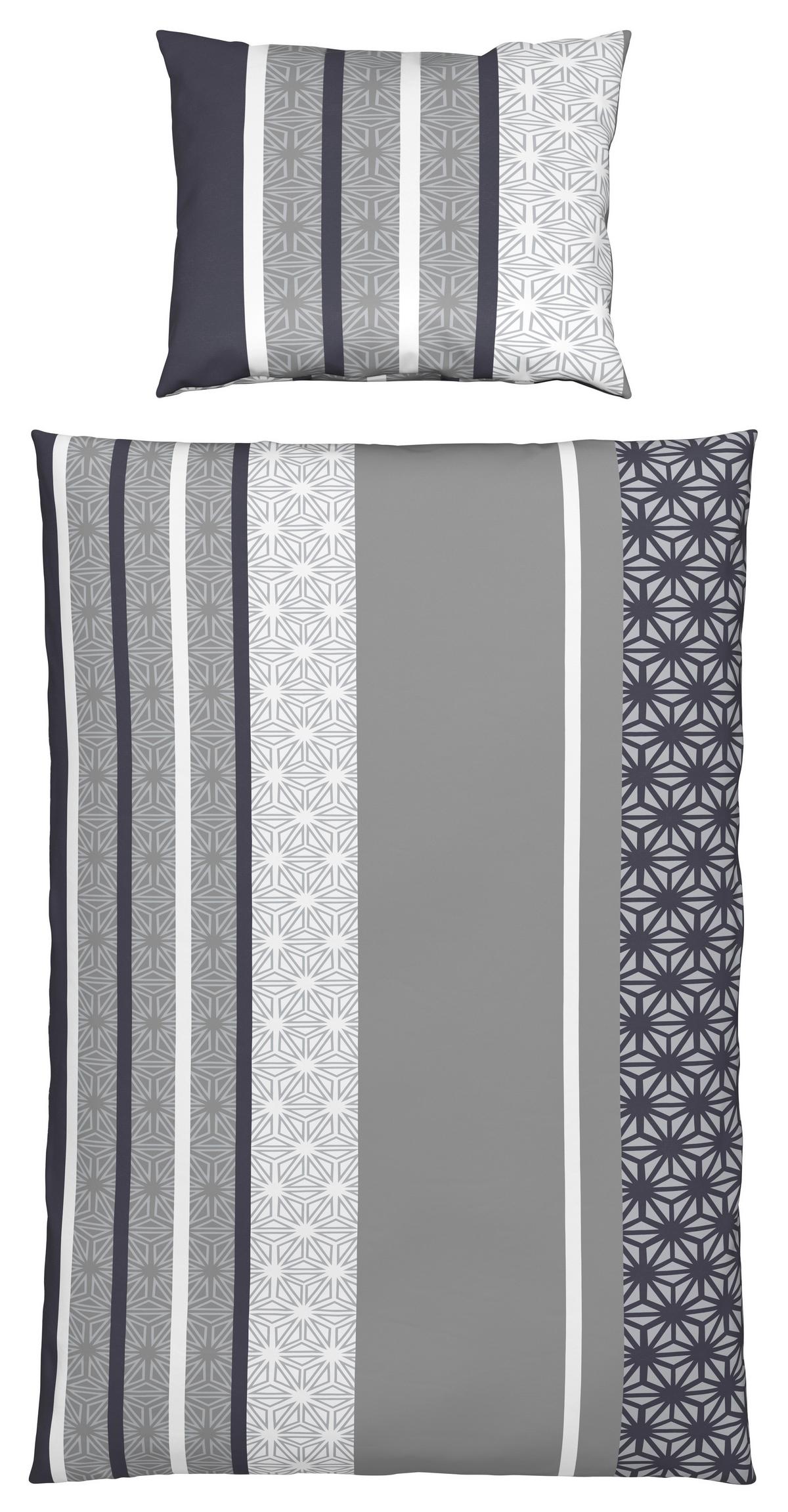Posteljina Sara Based 140x200/60x80cm - siva, tekstil (140/200cm) - Based