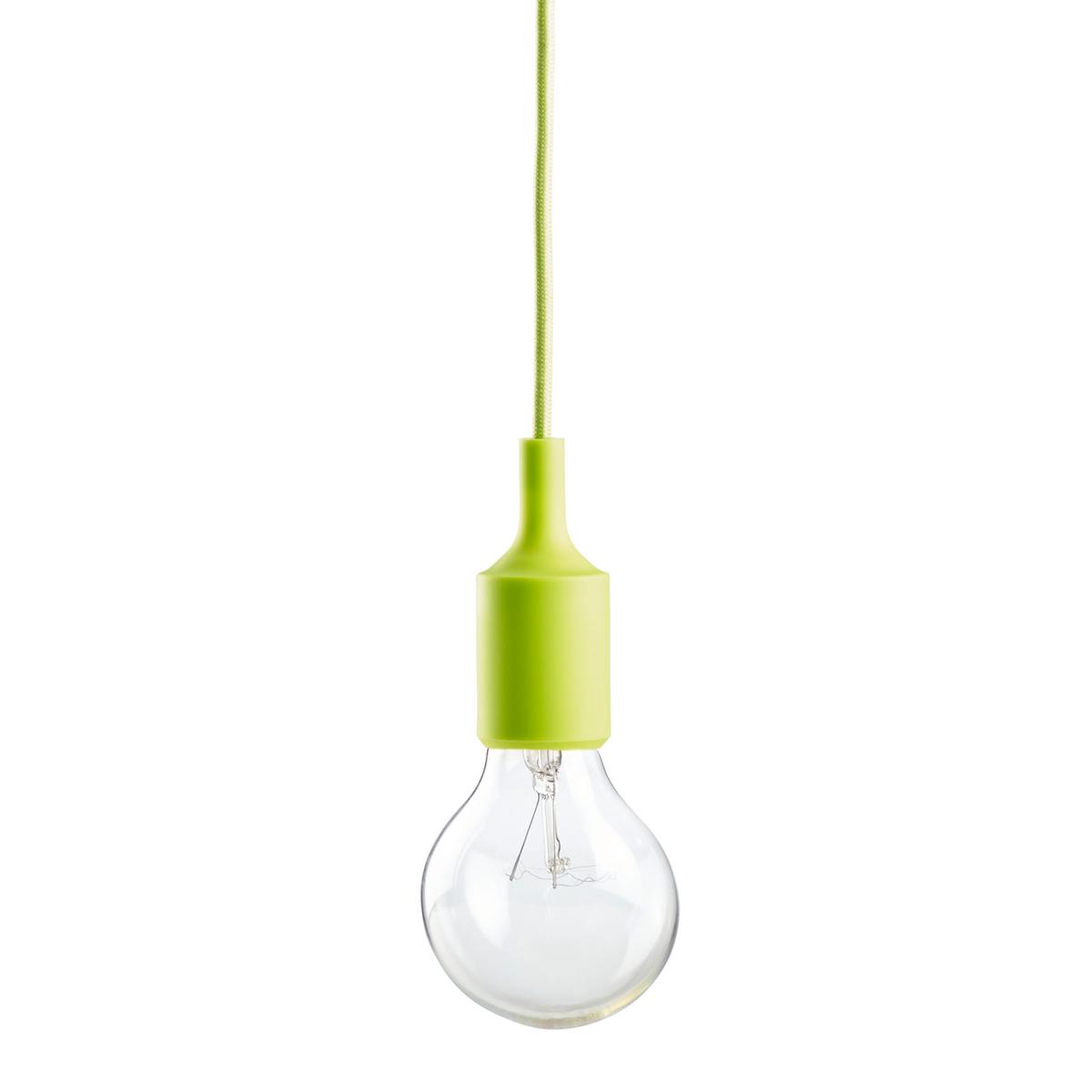 LAMPA WISZĄCA ABBY - zielony, Modern, tworzywo sztuczne (9/92cm) - Bessagi Home