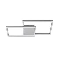 LAMPA SUFITOWA LED PARIS *SBB* - kolor srebrny, Trend, metal (49/24,5/5cm) - Boxxx
