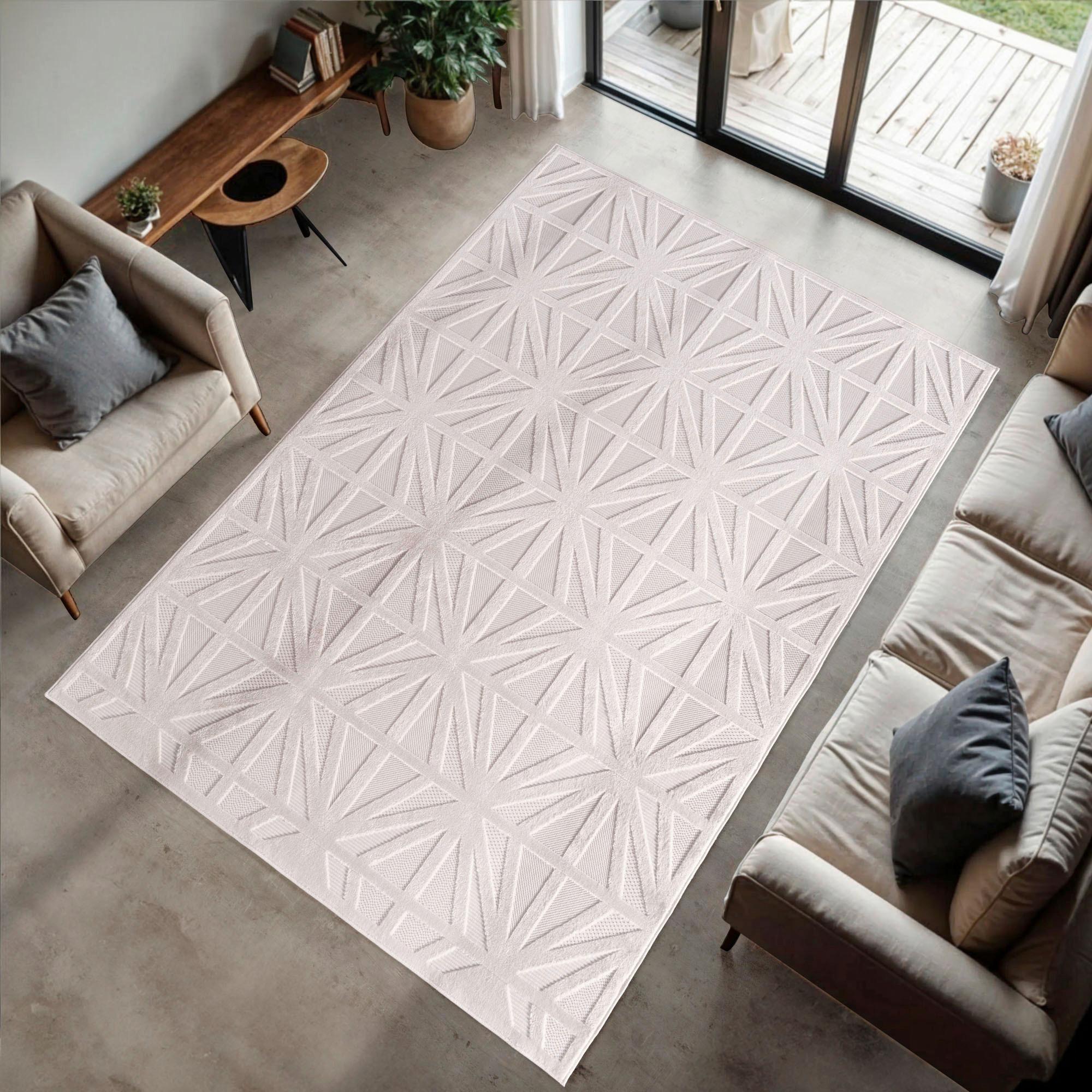 Läufer Doha Creme ca. 80x250cm - Creme, Design, Textil (80/250cm)