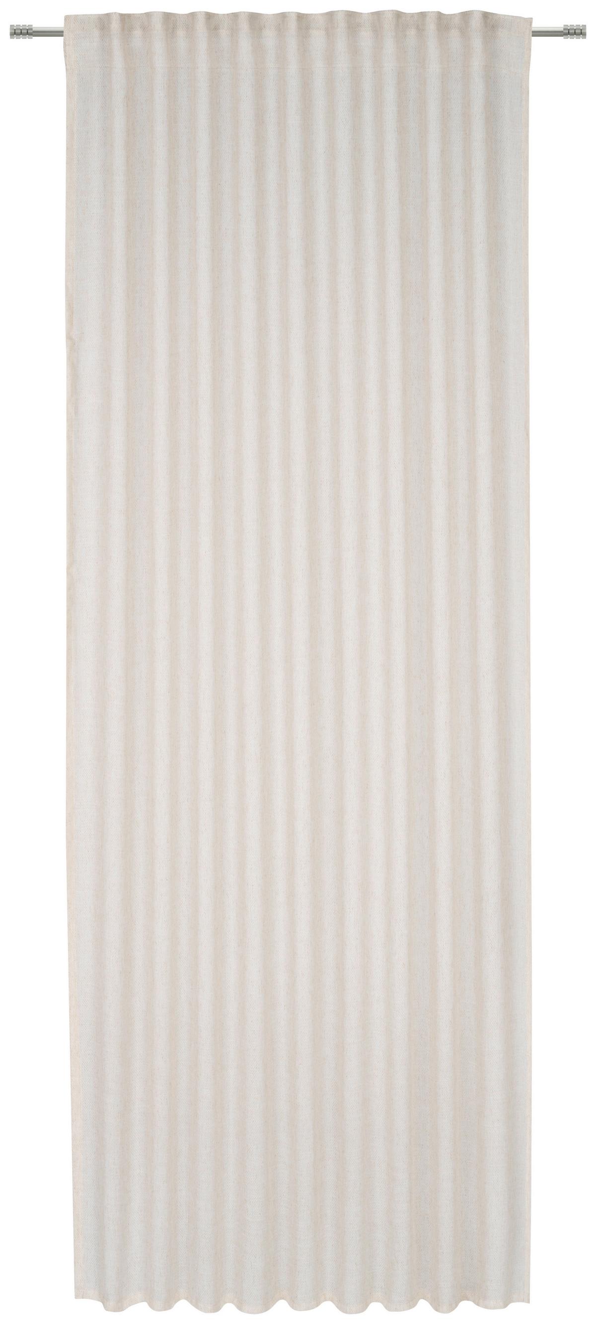 ZASŁONA GOTOWA OLGA - beżowy, Basics, tkanina (140/245cm) - Esposa