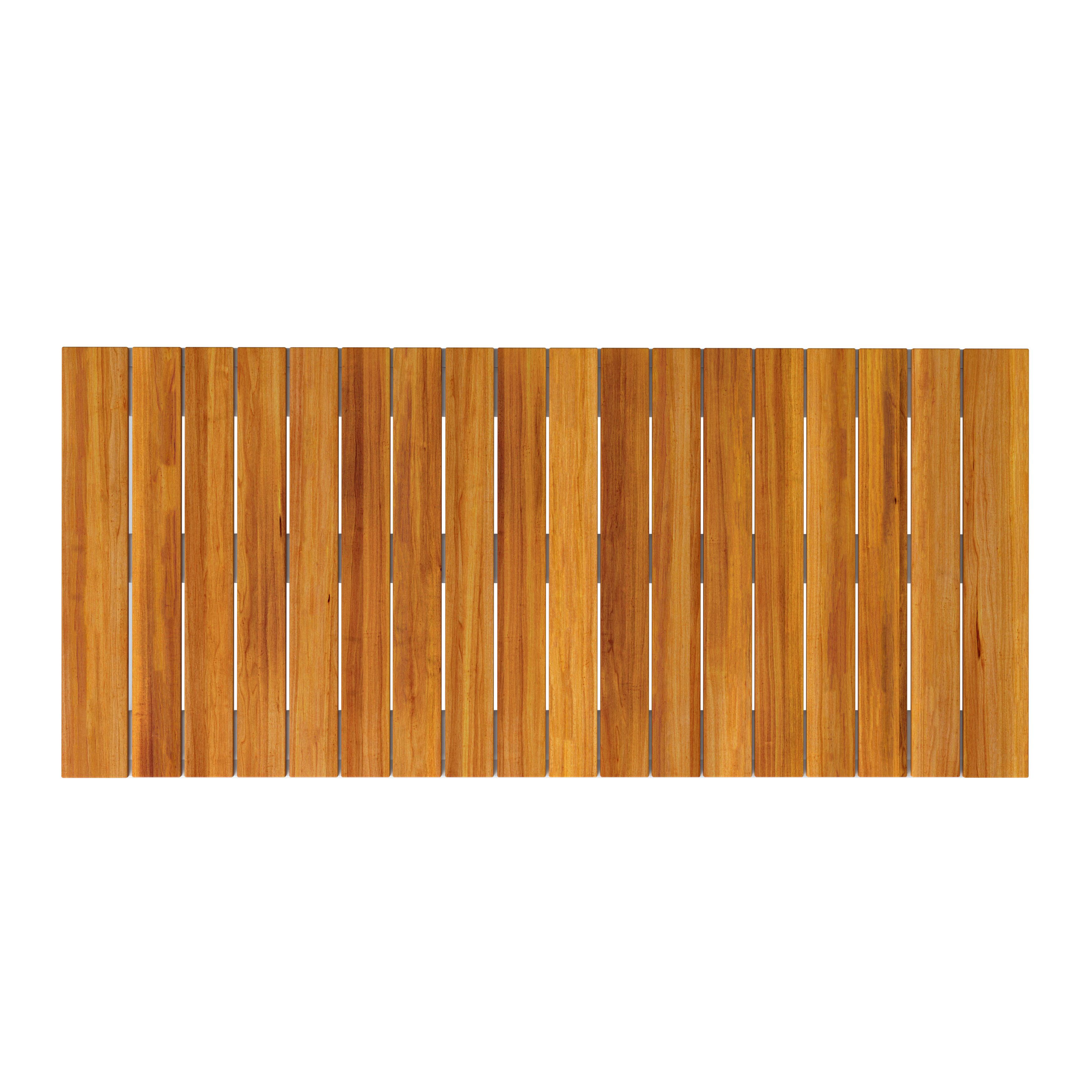 LOUNGEGRUPP ARIELLA - ljusgrå/akaciefärgad, Modern, metall/trä (160/88/65cm) - Bessagi Garden