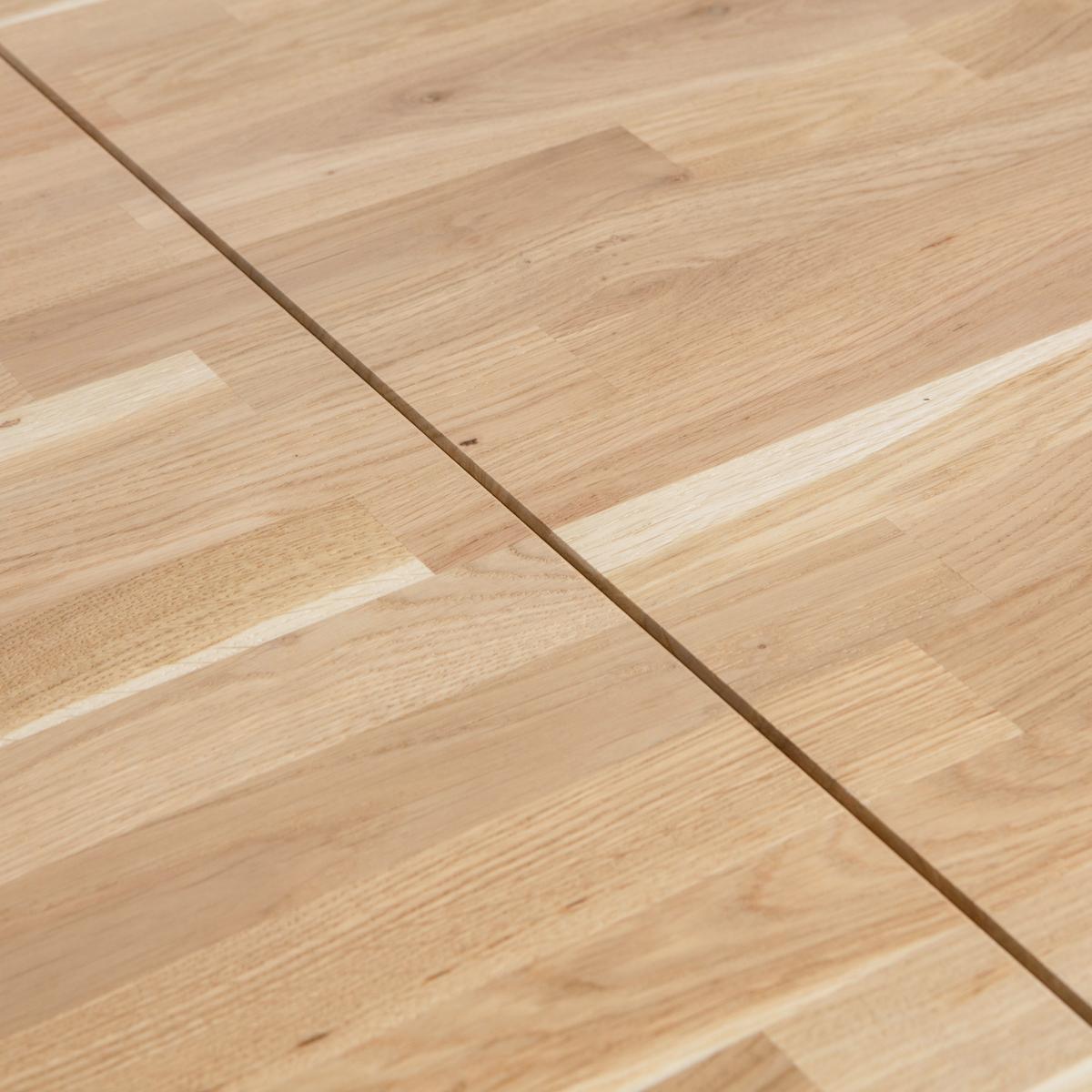 Esstisch Tablo Naturfarben/Schwarz L: 240cm - Schwarz/Naturfarben, MODERN, Holz/Metall (240/100/77cm) - Livetastic