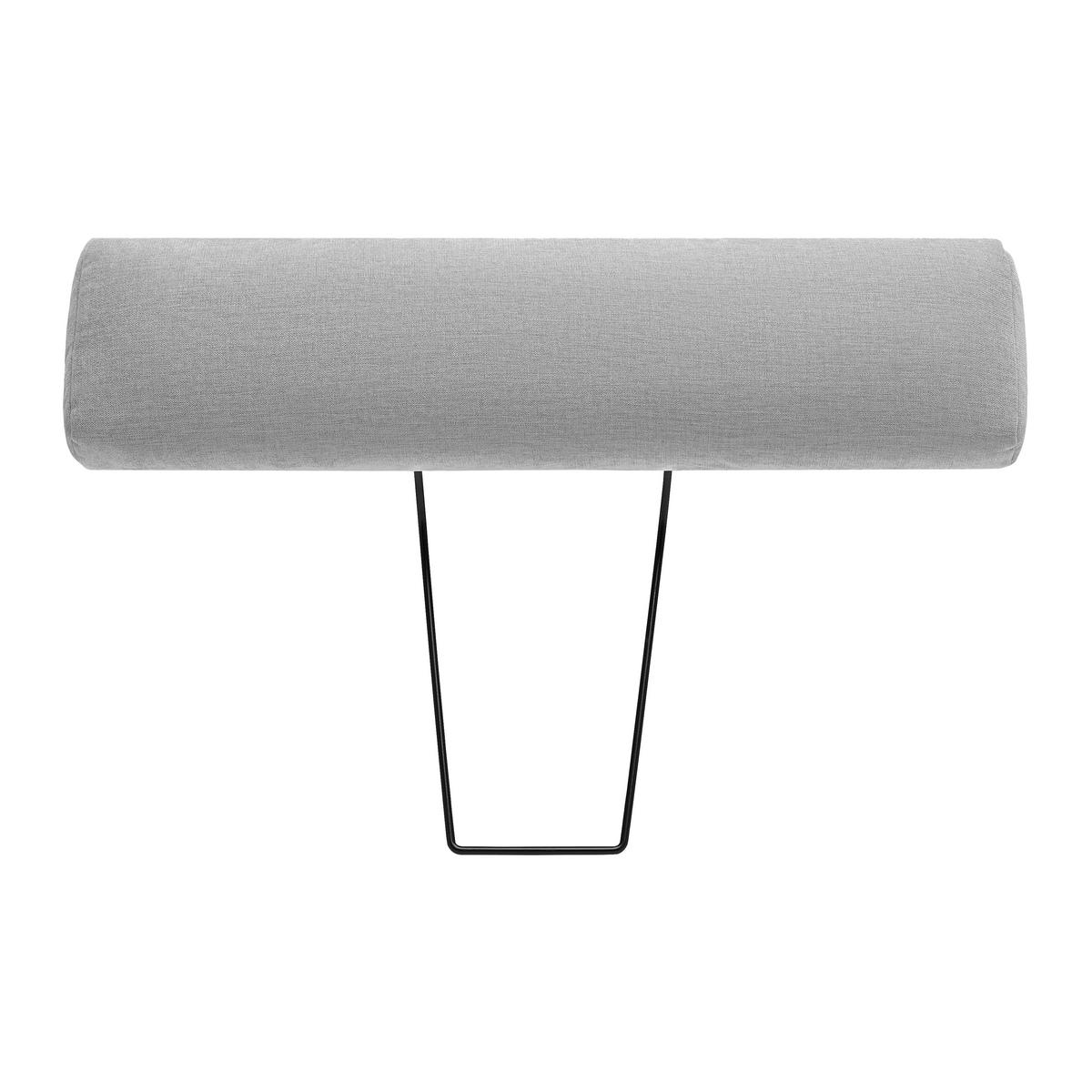 Naslon Za Glavo, Svetlo Sive Barve - siva, Konvencionalno, tekstil (84/21/21cm) - Premium Living
