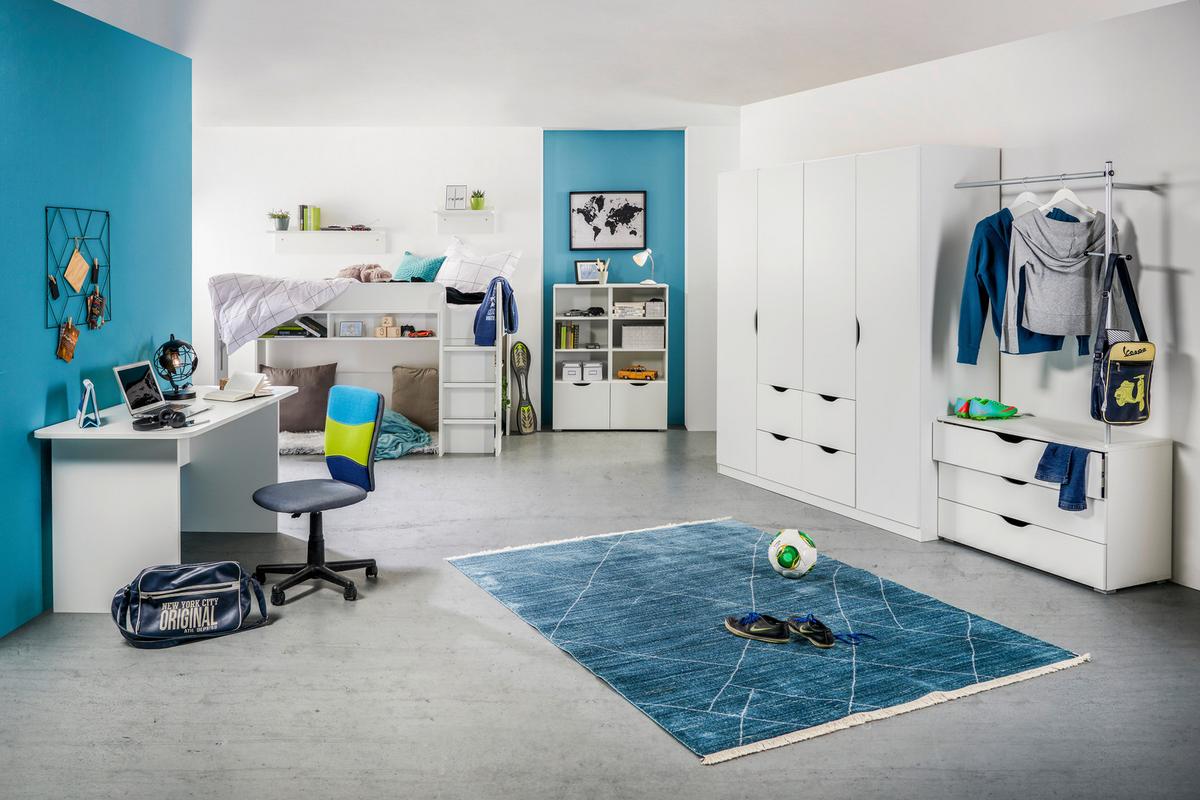 Garderobenstange aus Metall - Alufarben, Konventionell, Metall (96/120/31cm) - Premium Living