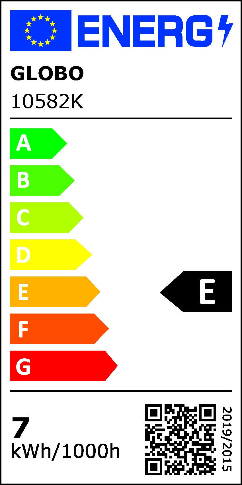 LED-Leuchtmittel 10582K max. 7 Watt - Klar, Glas (6/10,6cm)