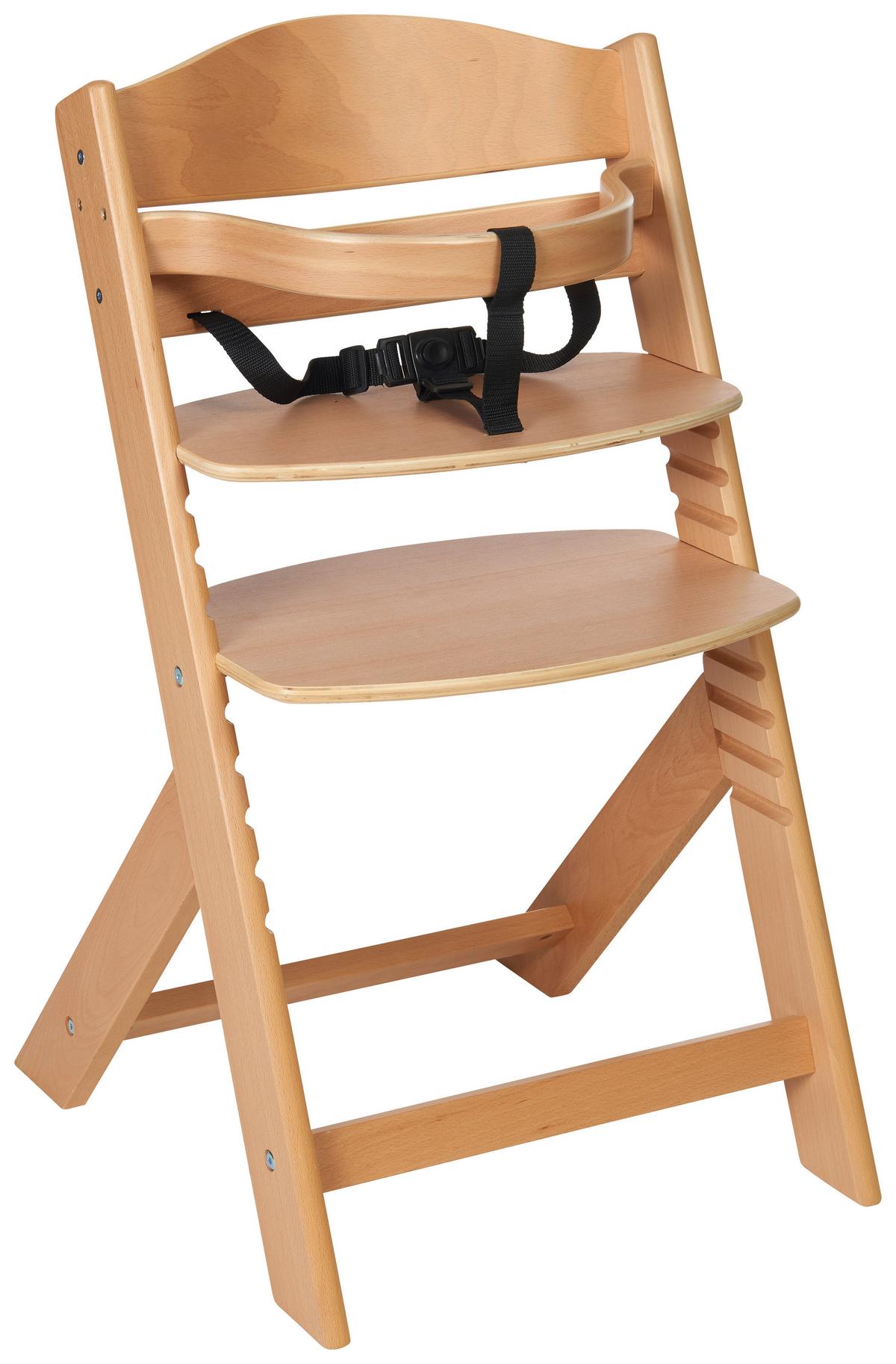 WYSOKIE KRZESŁO LUNCH -TOP- - kolor naturalny, Lifestyle, drewno (45/50,5/78,5cm) - My Baby Lou