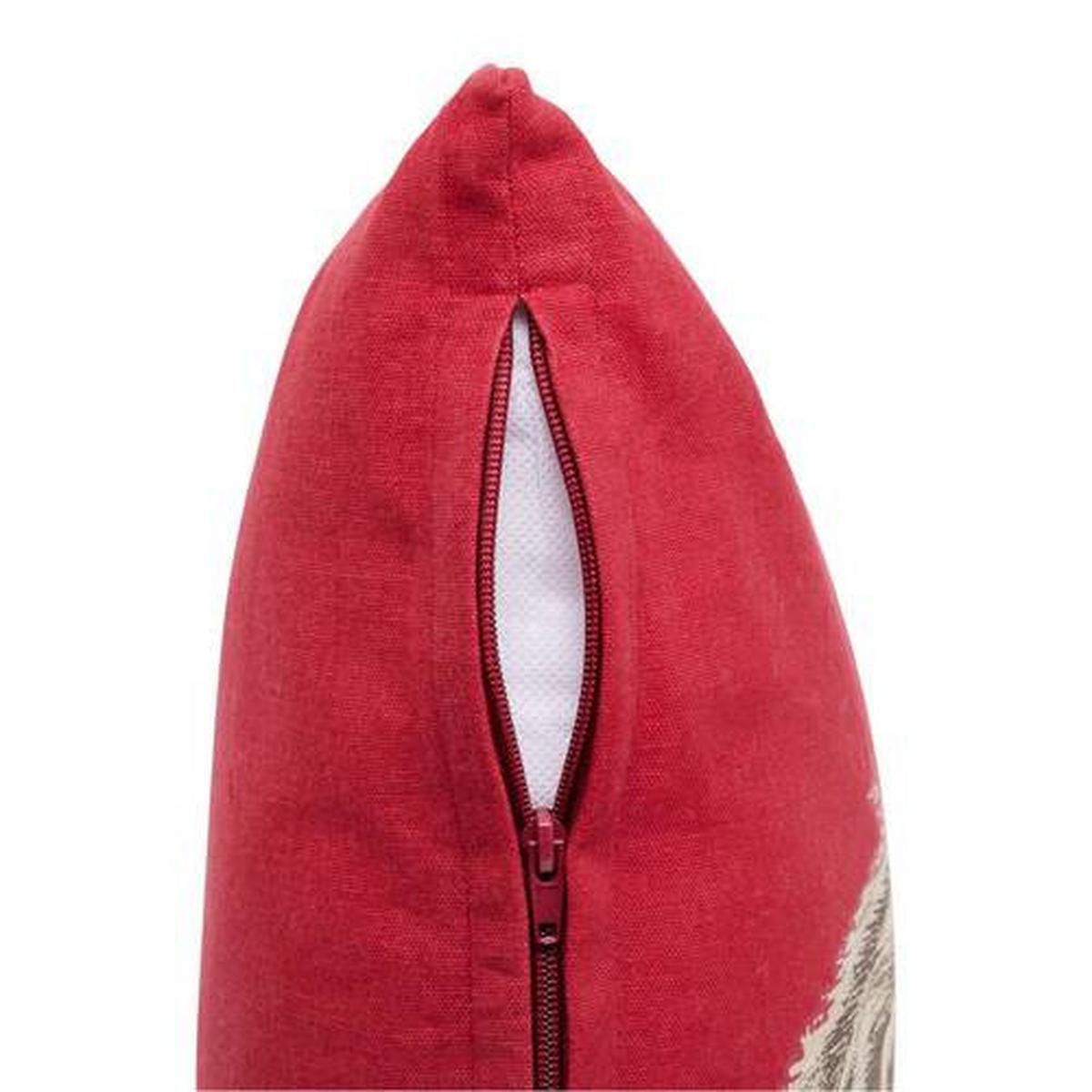 Zierkissen Witti in Rot ca. 45x45cm - Rot, Modern (45/45cm) - Modern Living