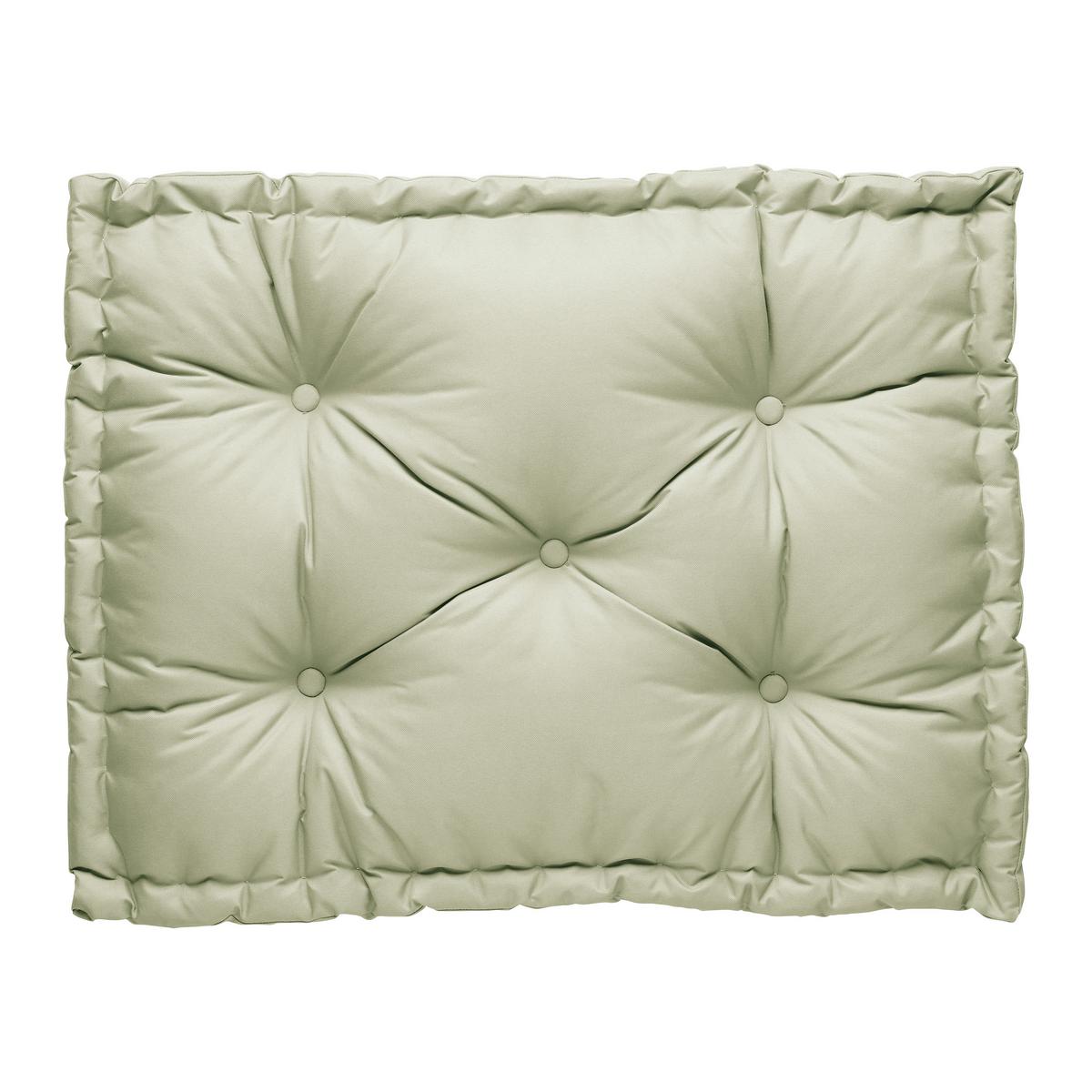 Palettenkissen Dodo Salbeigrün ca. 80x60cm - Salbeigrün, KONVENTIONELL, Textil (80/60/12cm) - Mömax