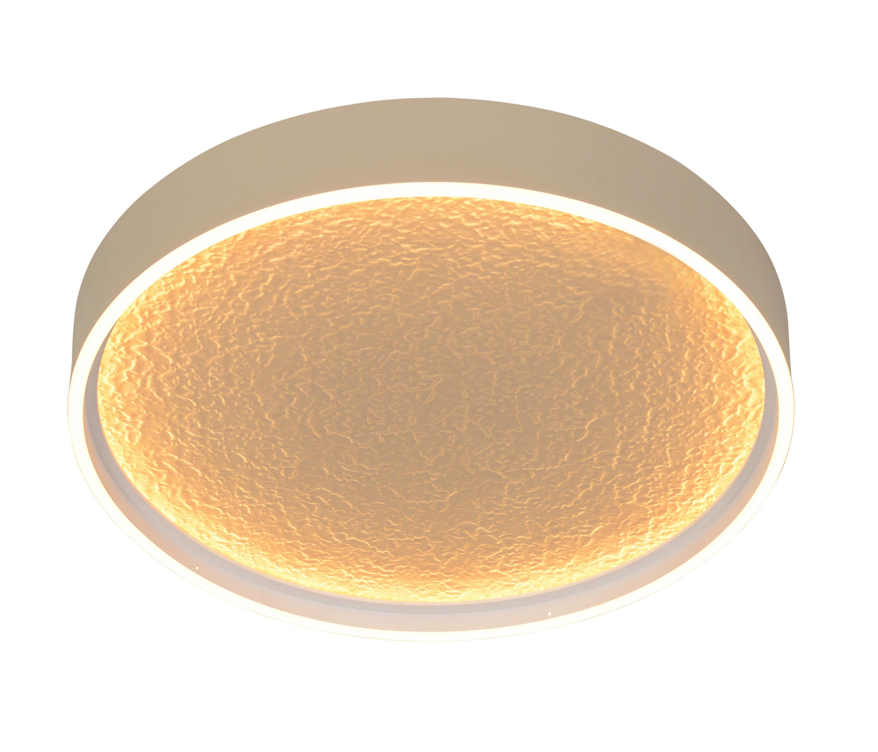 LAMPA SUFITOWA LED 9069-113M BORMES - kolor piaskowy, Basics, tworzywo sztuczne/metal (40/6,5cm)