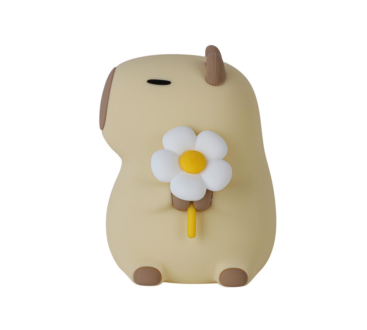 Nachtlicht Capybara Creme max. 2,5 Watt - Creme, MODERN, Kunststoff (9,2/11,1/9,1cm) - Mömax