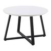 SALONTAFEL BRAVA -BASED- - Wit/Zwart, Modern, Houtcomposiet/Metaal (70/45cm) - Based