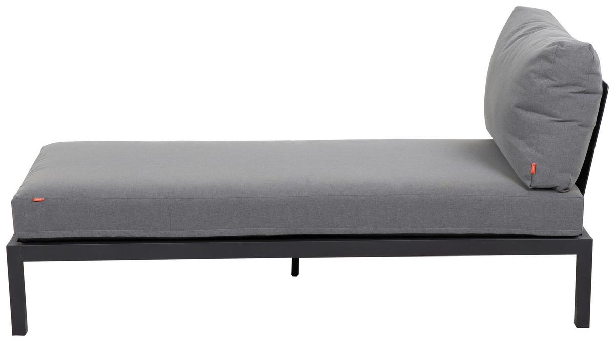 LOUNGEGARNITUR N12886 - Anthrazit/Teakfarben, KONVENTIONELL, Holz/Kunststoff - Siena Garden