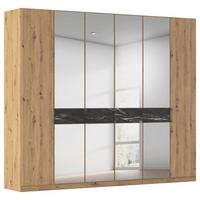 Ormar S Klasičnim Vratima Versity-D - srebrne boje/hrast Artisan, Trend, drvni materijal/metal (271/229/54cm) - Premium Living