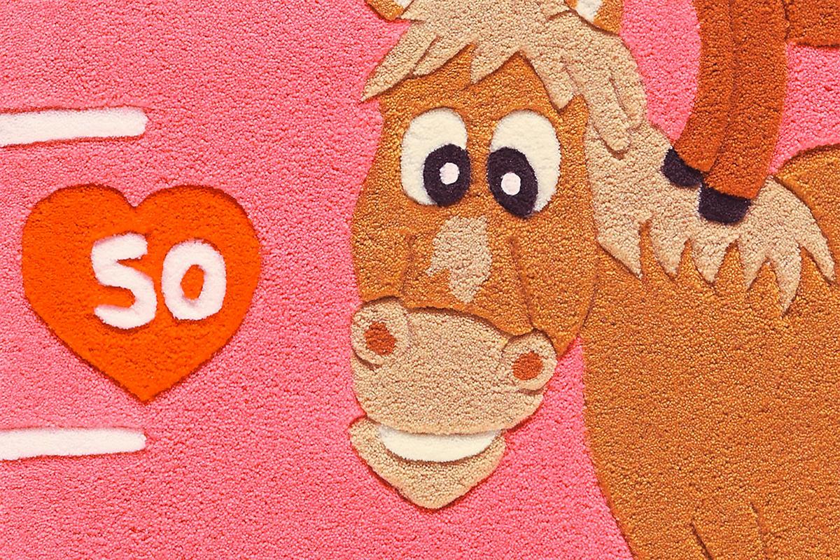 KINDERTEPPICH JOY 4168 ROSA ANIMALS 75 X 160 - Rosa, Basics, Textil (75/160cm) - Kayoom