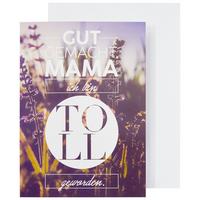 Klappkarte Statements in Bunt - Multicolor, Papier (11,5/16,0cm) - VS Visual Statements