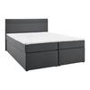 BOXBETT ROSA - gris foncé/anthracite, MODERN, matériau en bois/textile (140/200cm) - Bessagi Home