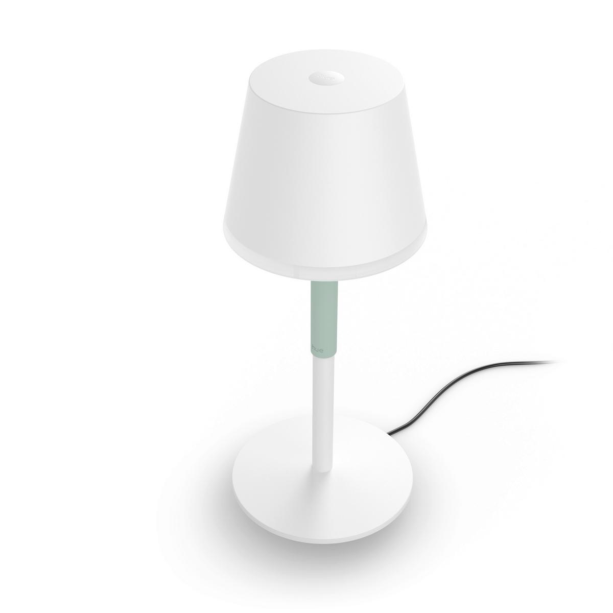 LAMPA STOŁOWA Z AKUMULATOREM 40457100 HUE PHILIPS - biały, Design, metal (14,2/35cm) - Philips HUE
