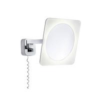 LED-Wandleuchte Bela in Weiß/Chromfarben max. 5,7 W - Chromfarben/Weiß, Basics, Metall (23/23cm) - Paulmann