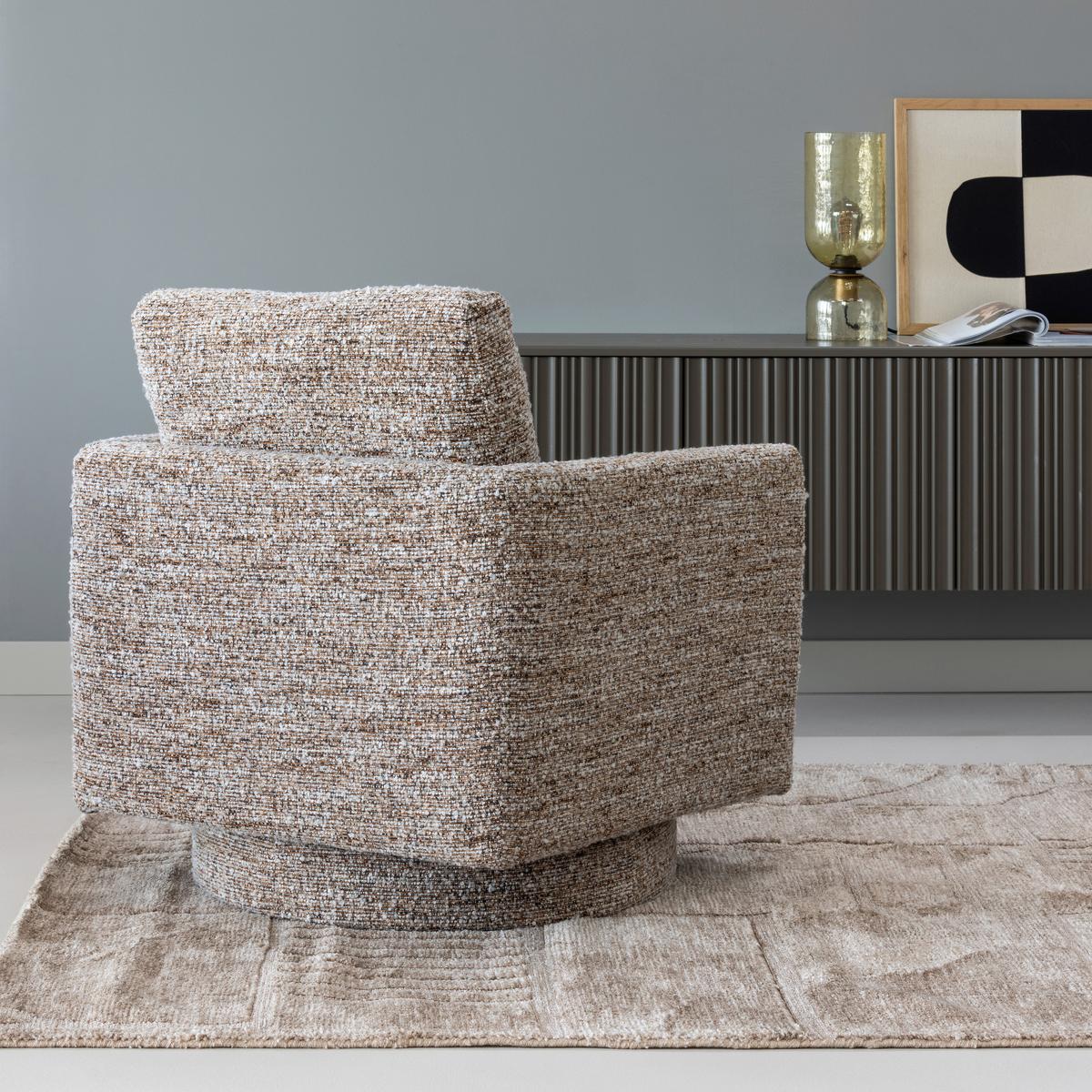 Cocktailsessel Oska Braun - Braun, Design, Textil (78/64/79cm) - Livetastic