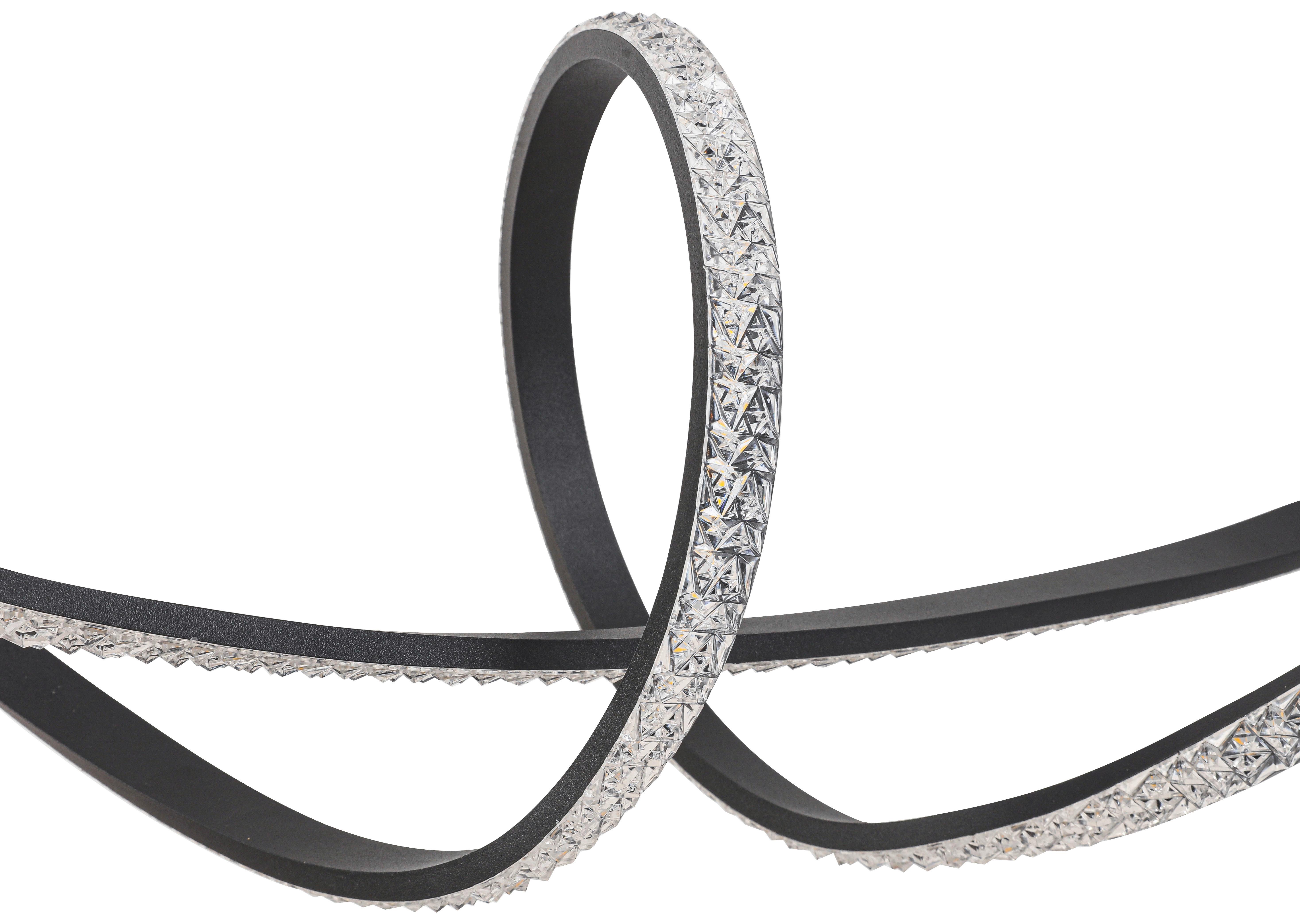 LED-HÄNGLAMPA HIT - svart, Modern, metall/plast (74/22/120cm) - Mömax