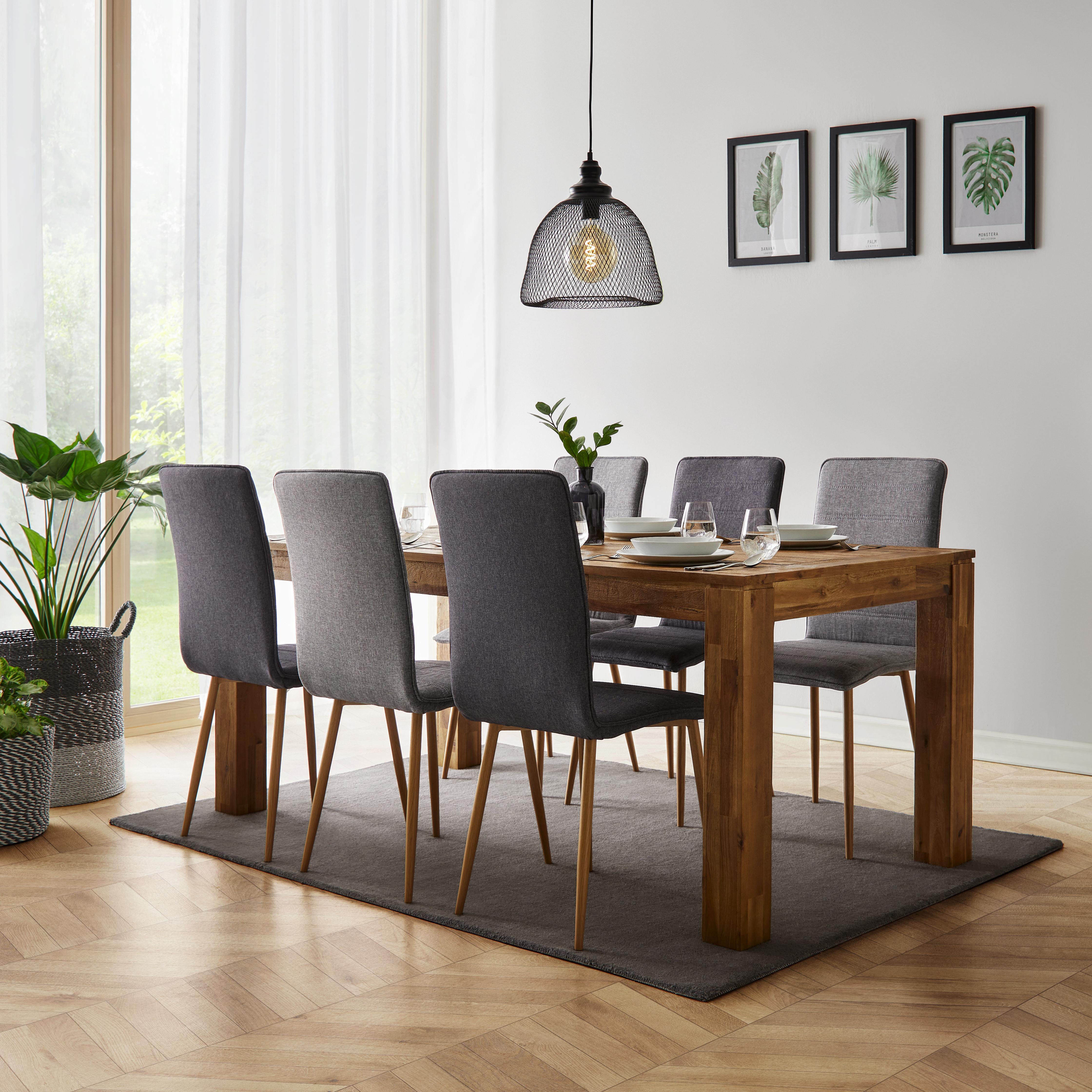 Esstisch aus Akazie ca. 180x90cm 'Henry' - Akaziefarben, MODERN, Holz (180/90/75cm) - Bessagi Garden