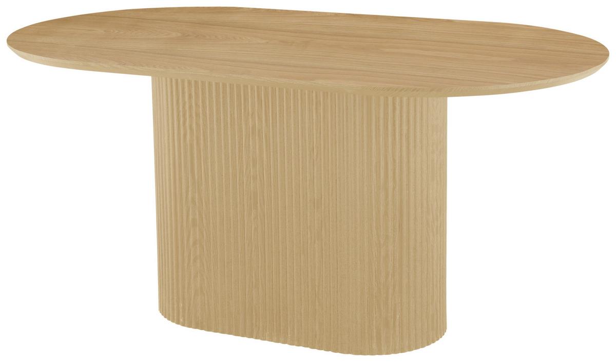 STÓŁ DO JADALNI LUIS - kolor dębowy, Lifestyle, materiał drewnopochodny/drewno (160/75/90cm) - MID.YOU