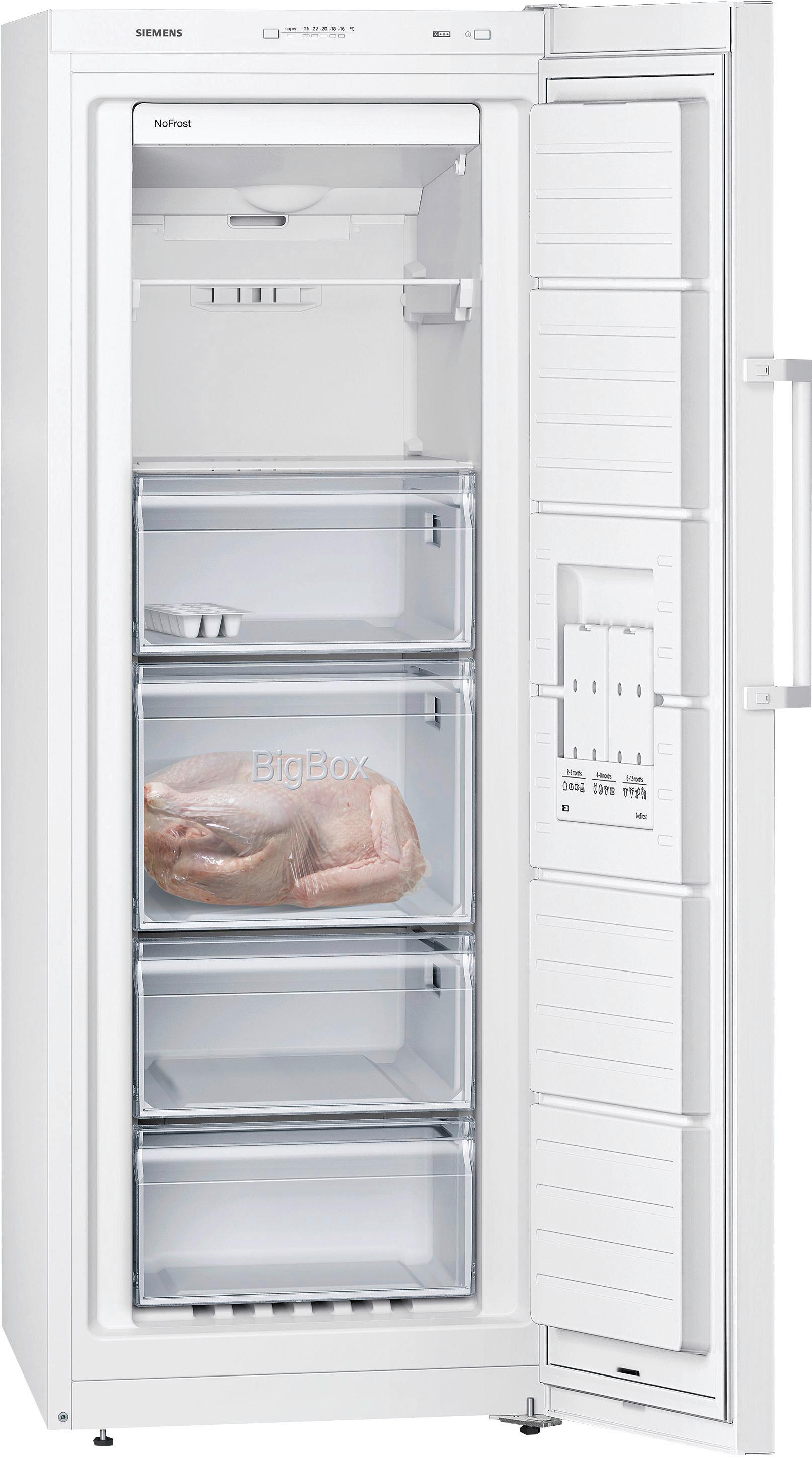 Gefrierschrank GS29NVWEP Weiß - Weiß, MODERN, Metall (60/161/65cm) - Siemens