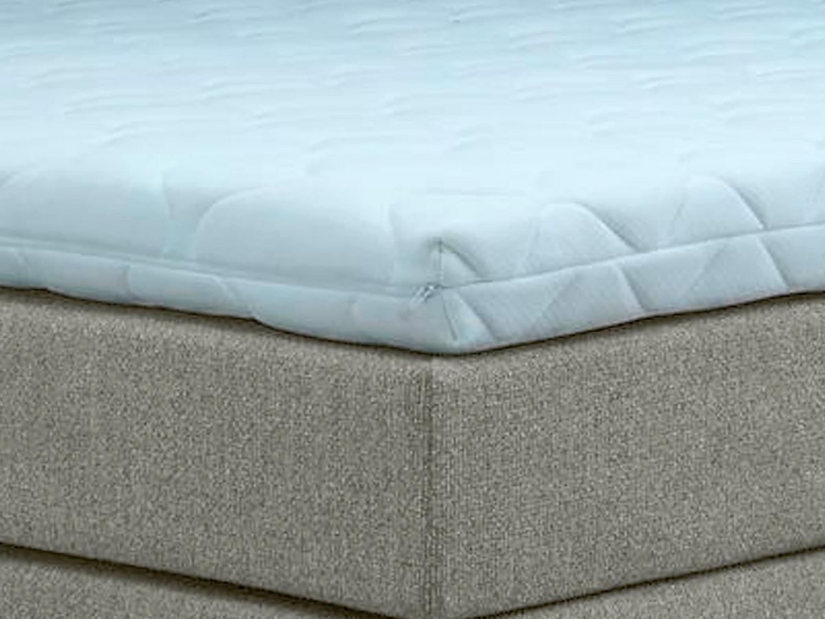 Boxspringbett Cloud Silberfarben ca. 180x200cm - Eichefarben/Silberfarben, KONVENTIONELL, Holz/Holzwerkstoff (180/200cm) - Premium Living