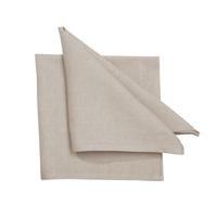 SERWETKA MATERIAŁOWA PURE - kolor piaskowy, Basics, tkanina (45/45cm) - Pichler