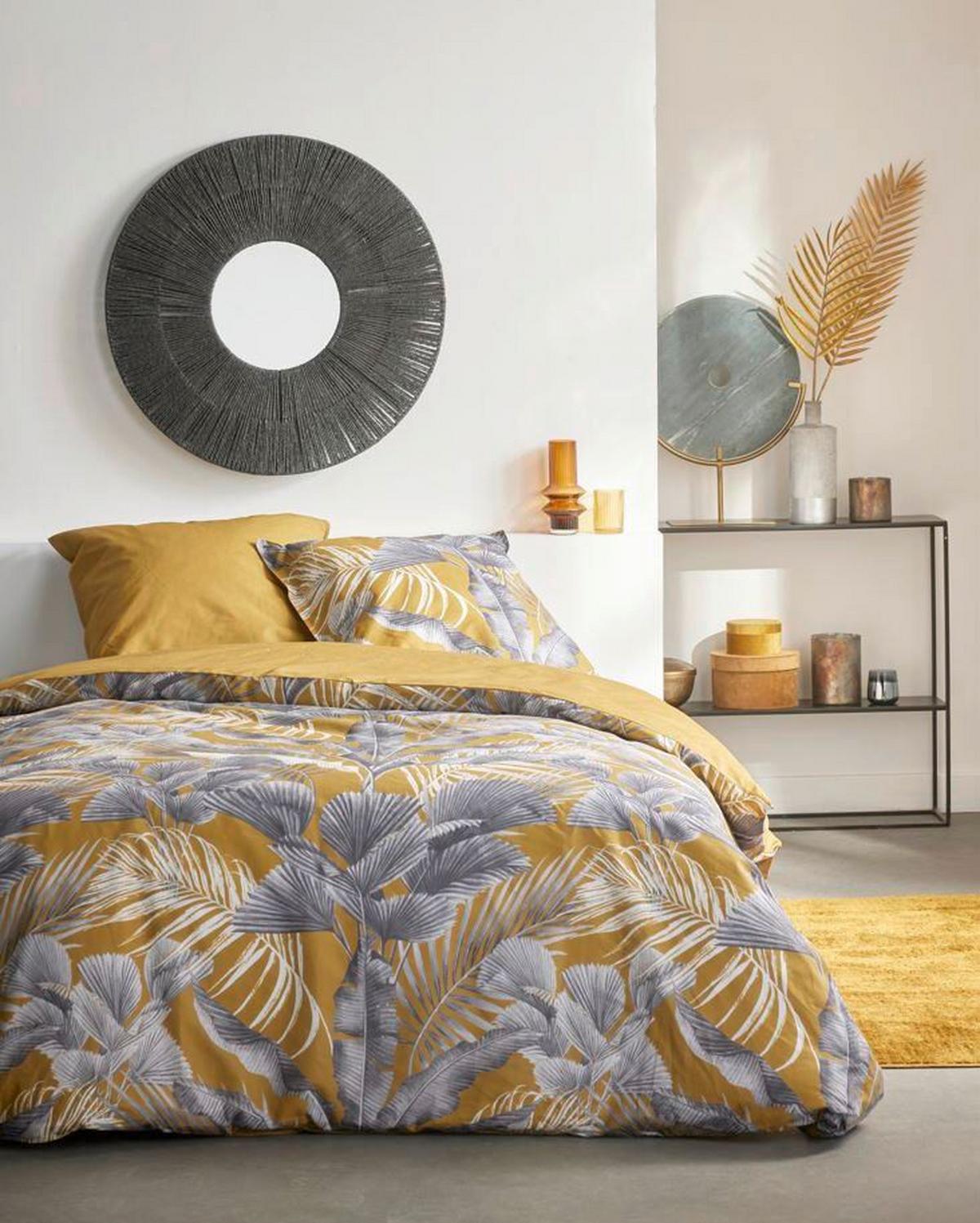 Posteljnina Qc 140x200  Sunshine 0.03 Si - svetlo rumena, Moderno, tekstil (140/200cm)