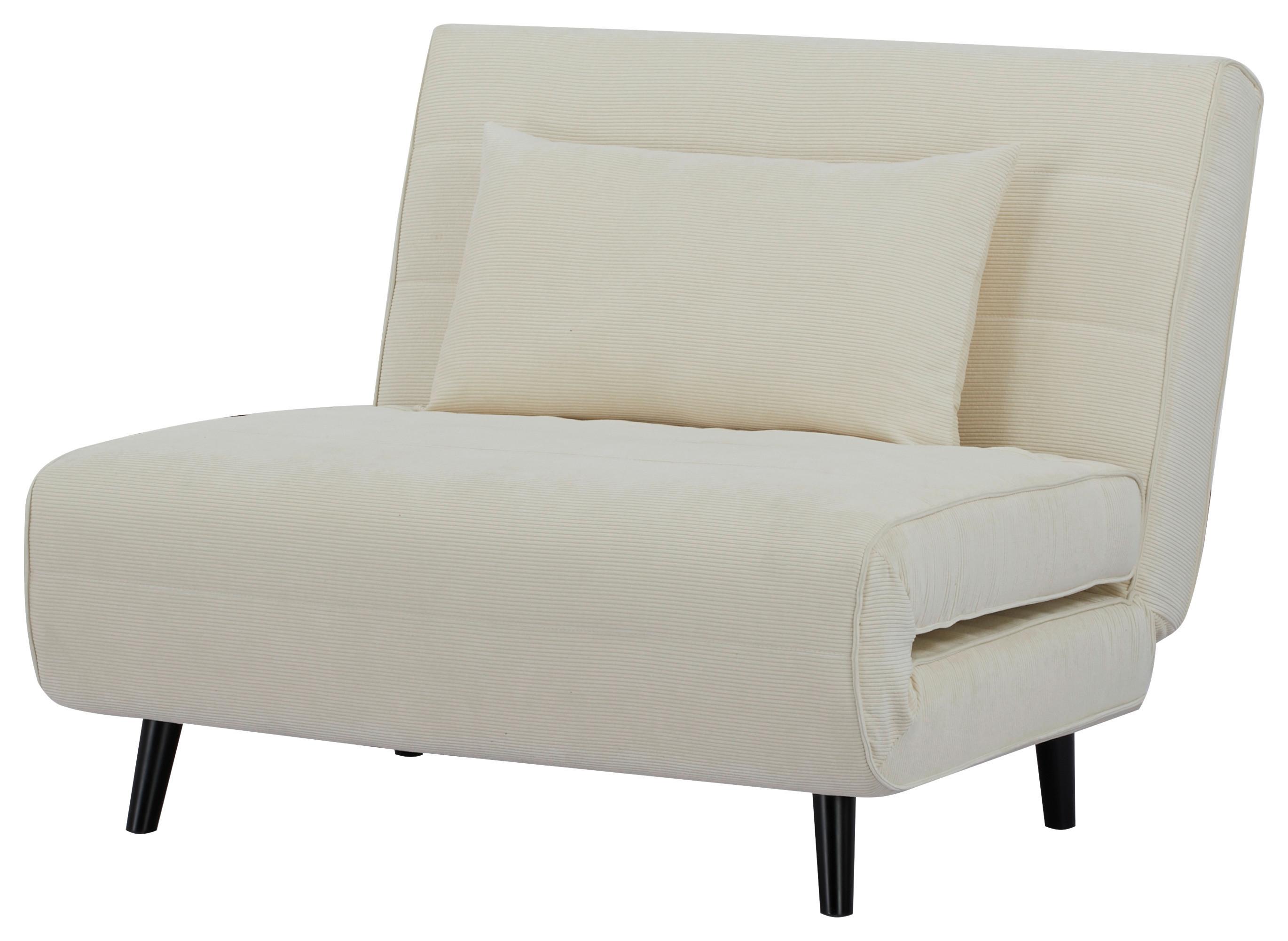 Schlafsessel Night Beige - Beige/Schwarz, MODERN, Holz/Textil (101/81/90cm) - Mömax