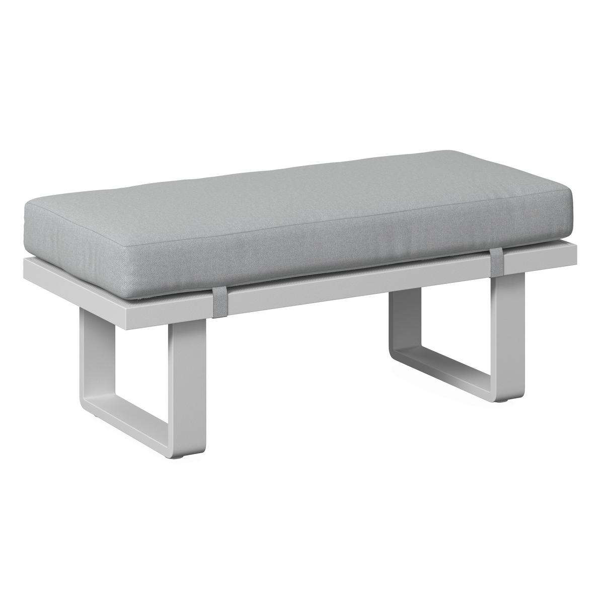 Dining-Loungeset Leandra Hellg Outdoorstoff/Metall/Polywood - Dunkelgrau/Hellgrau, MODERN, Kunststoff/Textil - Bessagi Garden