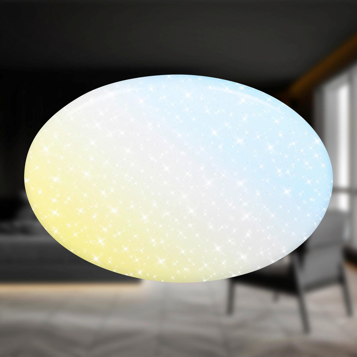 LAMPA SUFITOWA LED 3874016 VERB - biały, Basics, tworzywo sztuczne/metal (56/8.5cm)