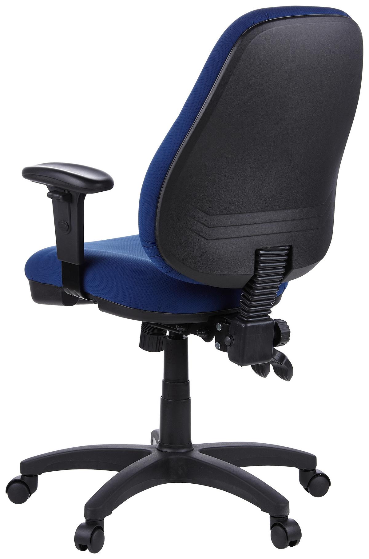 Pisarniški Stol Zenit Pro, Temno Modra - modra/črna, Basics, umetna masa/tekstil (58/121/46cm) - MID.YOU