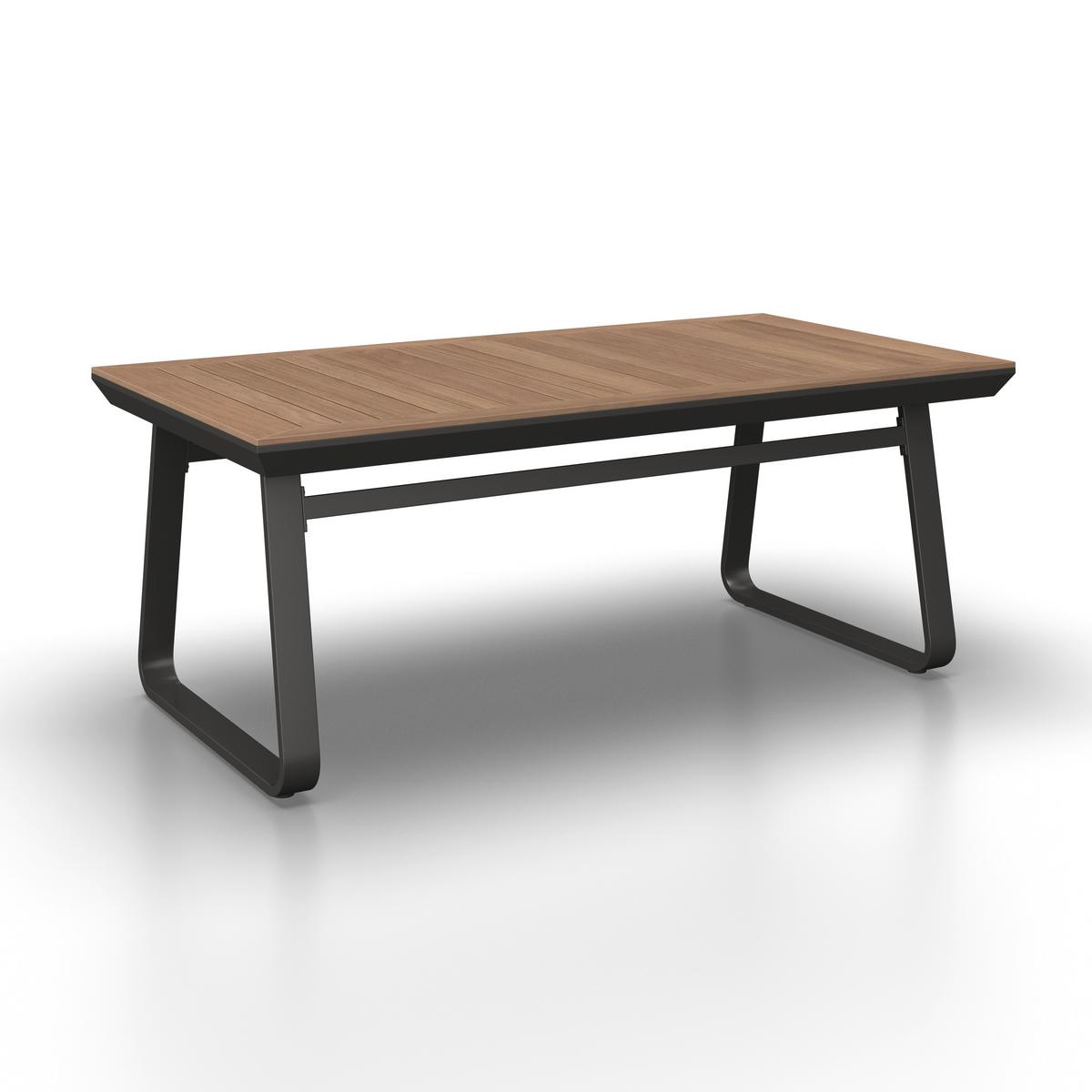 Garnitură grădină Emma - gri închis/antracit, Modern, plastic/metal (248/318/72cm) - Bessagi Garden