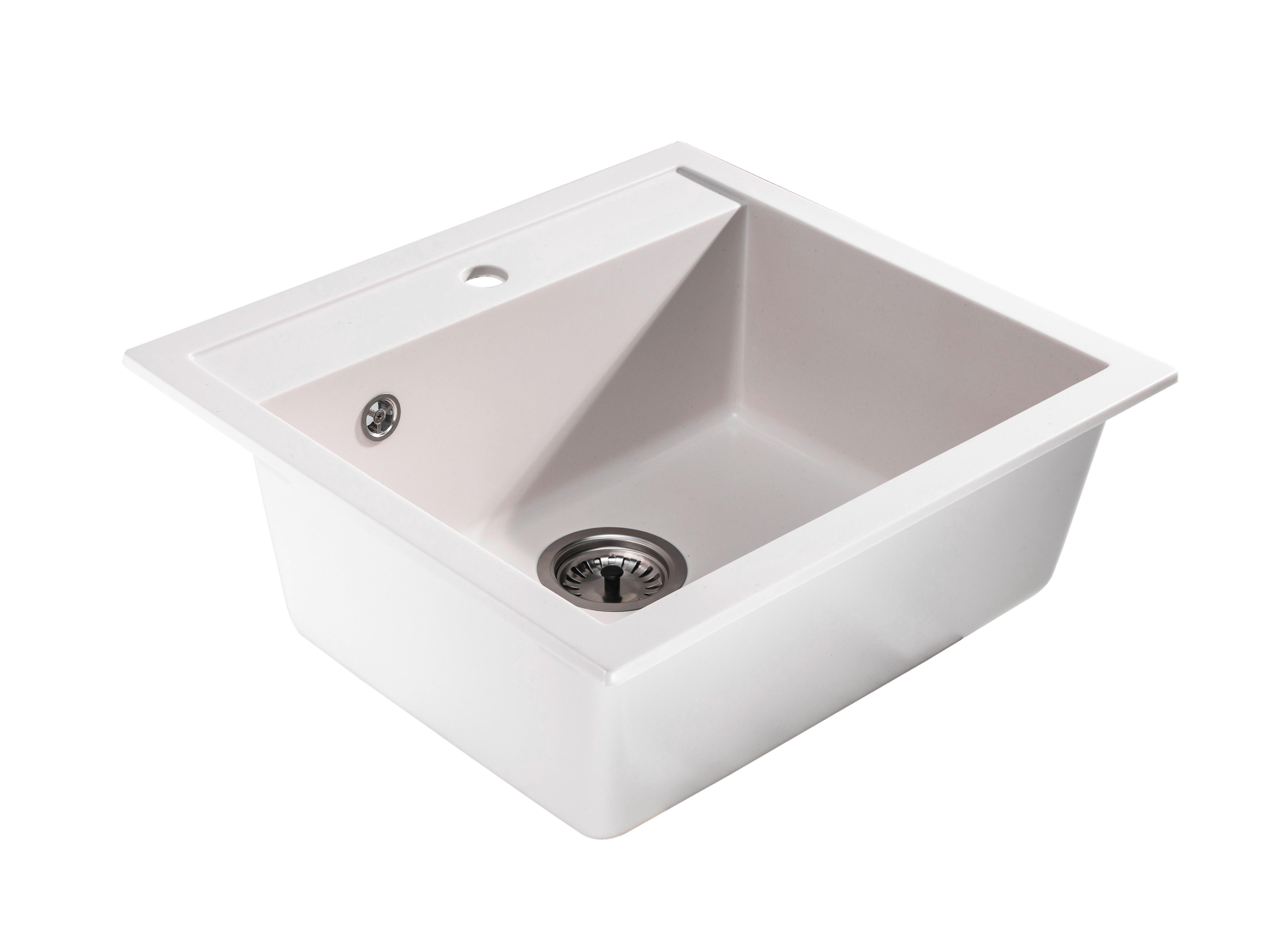 Sudoper Natura 60 Plus White - bijela, Moderno (56/51/21cm)