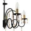 HÄNGLAMPA KRISTINA - bärnstensfärgad/svart, Modern, metall/glas (60/120cm) - Modern Living