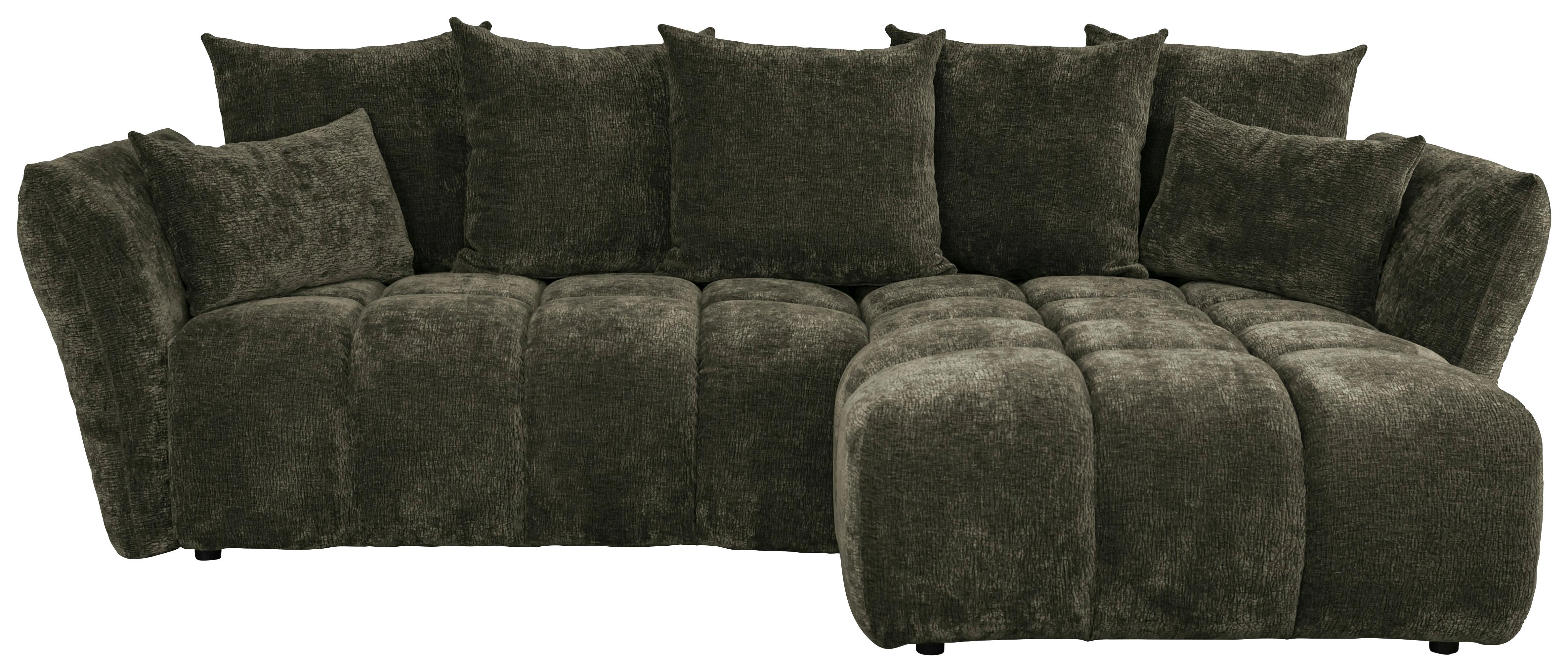 Kutna Garnitura Cammellio - zelena/crna, Moderno, tekstil (296/189cm) - Mömax