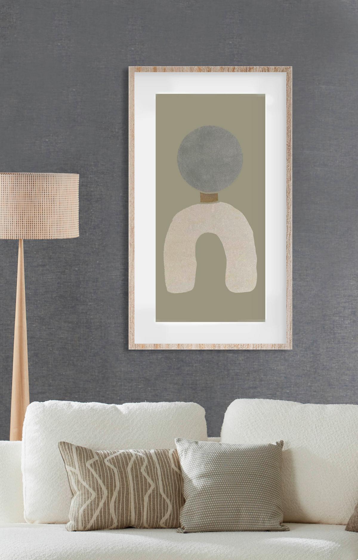 BILD FEEL-GOOD-003-70X118-FRX-FRBL - Beige/Naturfarben, Basics, Holz/Kunststoff (70/118/10cm)