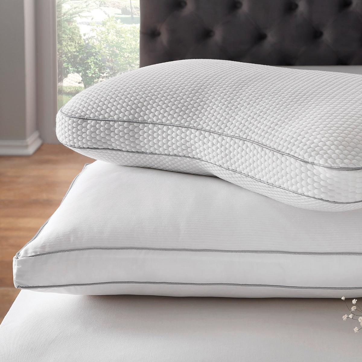 Kopfkissen Tesla Sleep ca. 40x80x12,4 cm Weiß - Weiß, Basics, Textil (40/80/12,4cm) - Yatas
